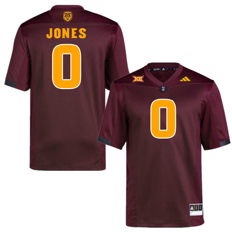 #0 Jack Jones Arizona State Sun Devils College Football Jerseys Stitched-Maroon